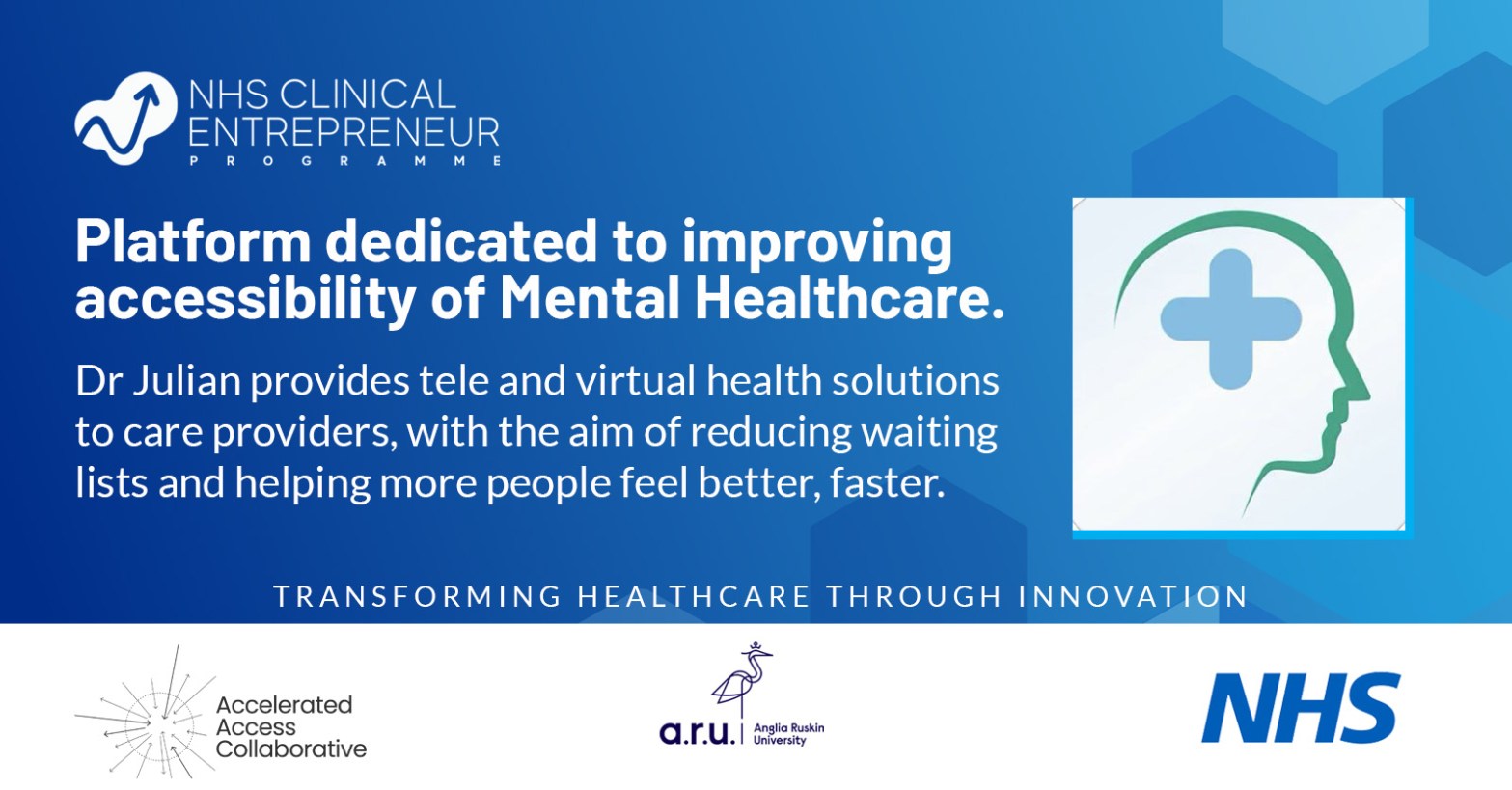 Platform dedicated to improving accessibility to mental healthcare.   
