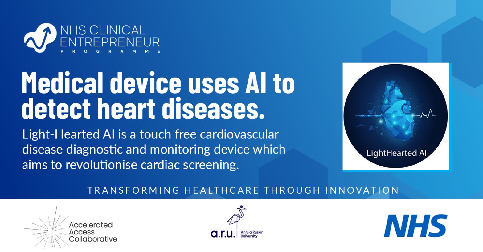 Medical device uses AI to detect heart diseases.