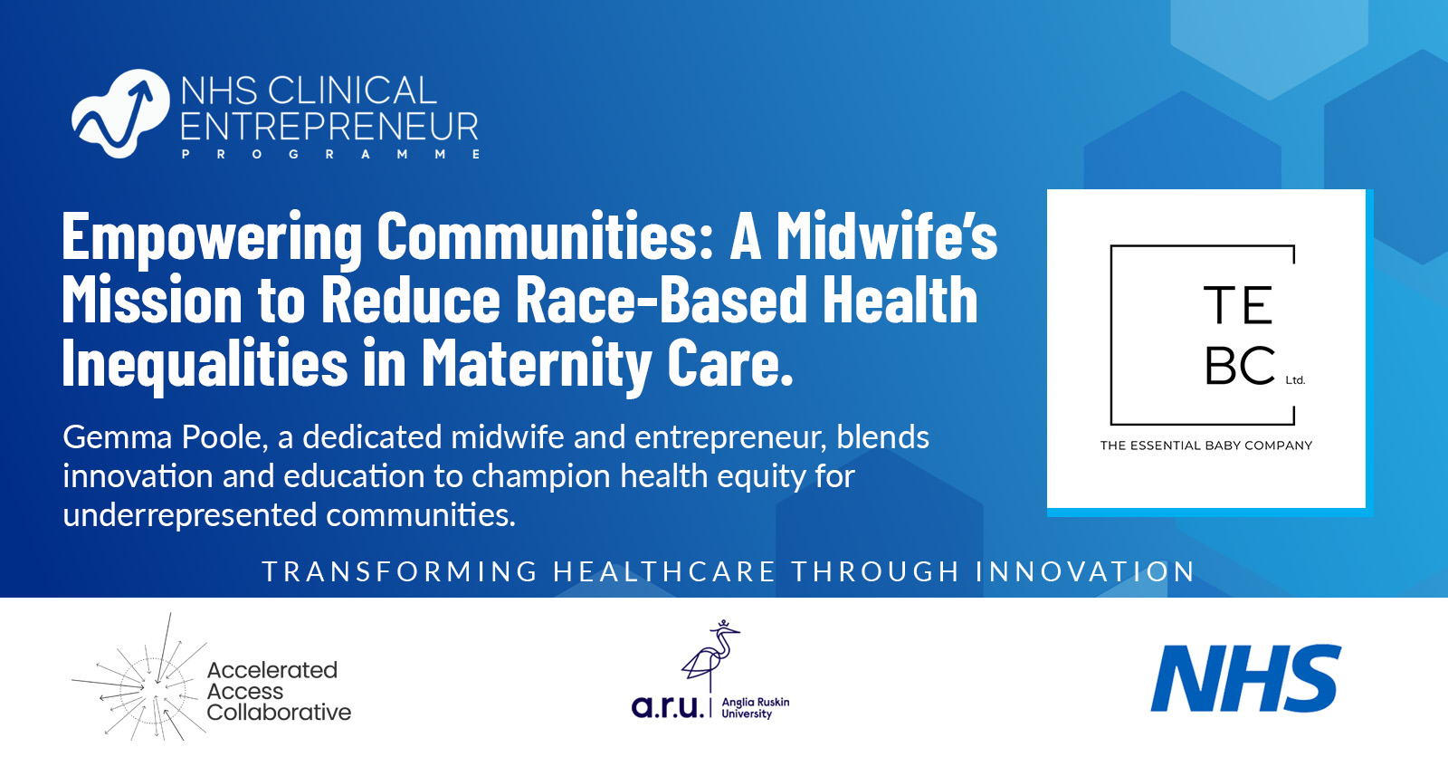 Empowering Communities: A Midwife’s Mission to Reduce Race-Based Health Inequalities in Maternity Care.