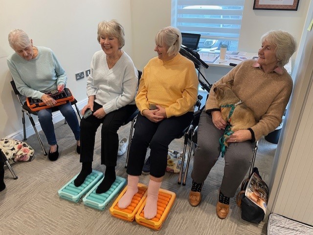 Launch of simple device to build leg strength in the elderly – reducing frailty and preventing falls